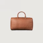 duffle bag leather brown