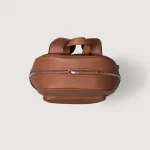 brown leather backpack womens