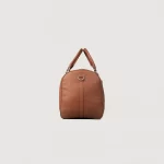 The Darrio Brown Leather Duffle Bag For Men - Image 4
