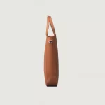 brown soft leather tote bag