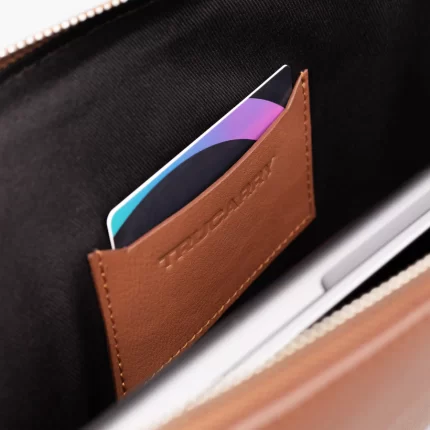 full grain leather laptop sleeve