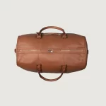 The Darrio Brown Leather Duffle Bag For Men - Image 6