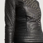 studded suede jacket