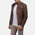 Pull-up Leather Jacket