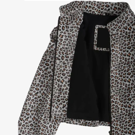 off-white leopard print leather jacket