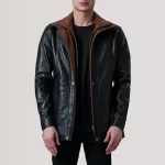 black trench coat for men