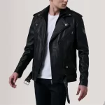 sheepskin leather jacket