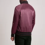 mens maroon varsity jacket