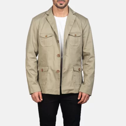 suede safari jacket