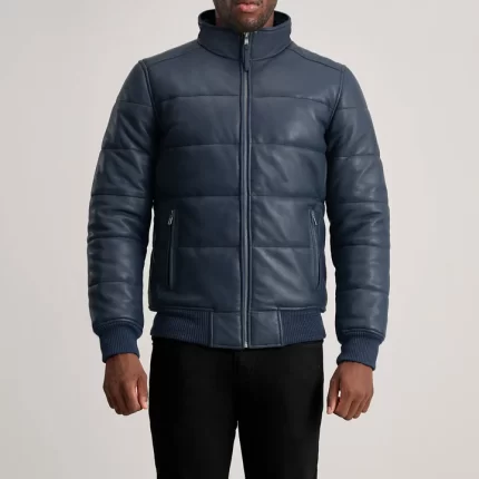 high neck puffer jacket