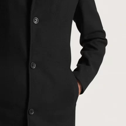 long black wool coat