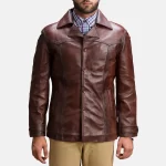 Men's Brown Leather Jacket