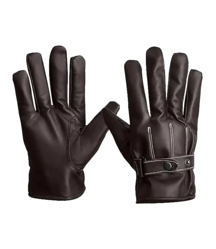 brown motorcycle gloves