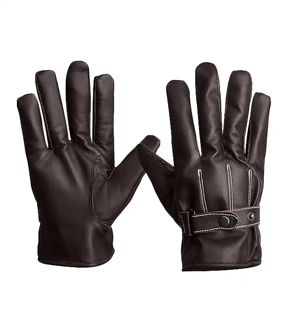 brown motorcycle gloves