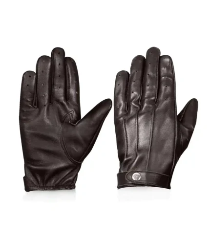 dark brown driving gloves​