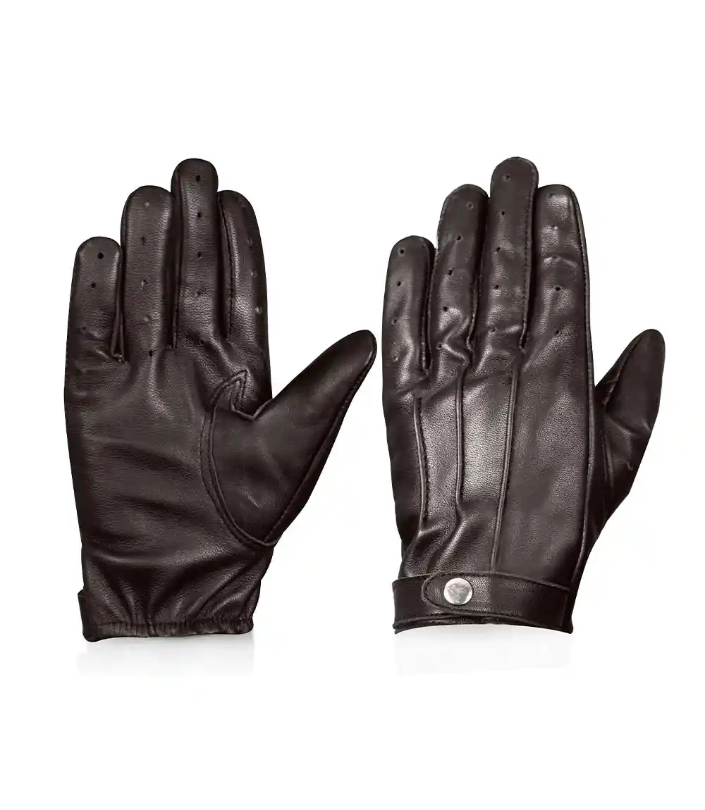 dark brown driving gloves​