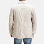 Professor By Day Men's Off-White Suede Blazer - Image 5
