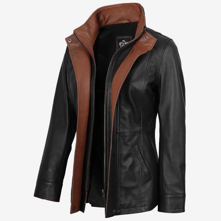Black Lambskin Leather Jacket