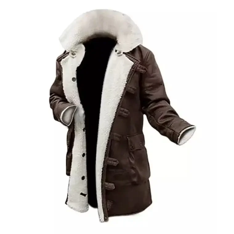 brown sherpa coat