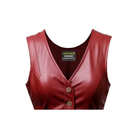 Women's Real Leather Vest