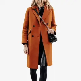 womens​ rust coat