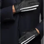 black and white motorcycle gloves