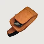 Unisex Leather Shoulder Bag
