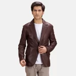 mens maroon blazer