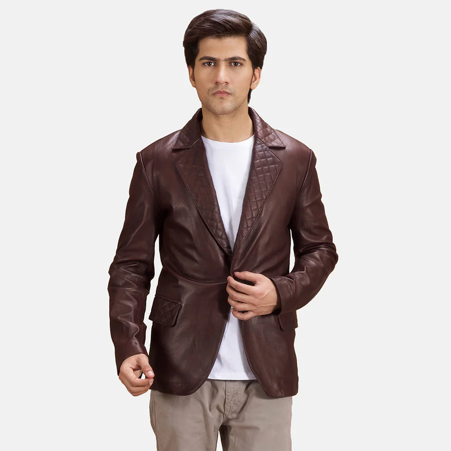 mens maroon blazer