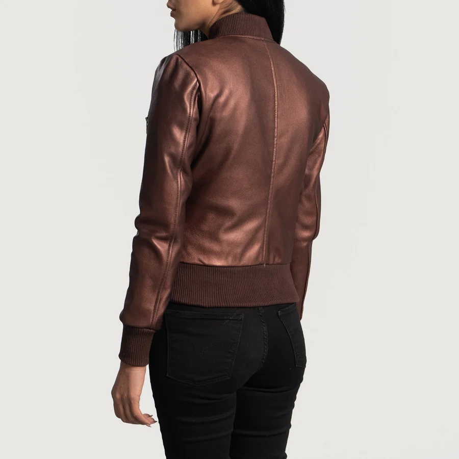 maroon varsity bomber jacket​