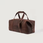 leather vintage duffle bag