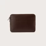 distressed leather laptop case