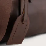 The Dale Vintage Brown Leather Duffle Bag for Men - Image 7