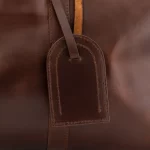 leather duffle bag vintage