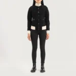 womens suede bomber jacket