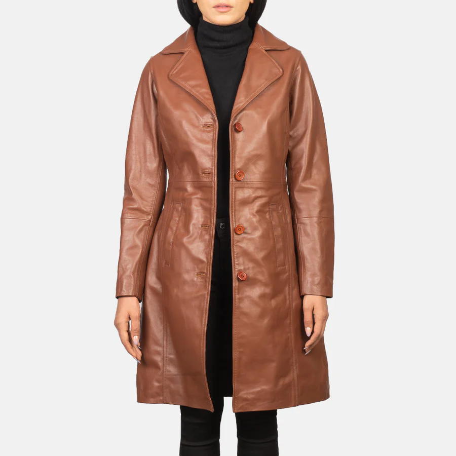 brown trench coat womens