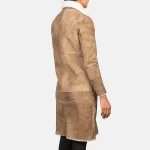 women's brown long coat