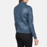 blue womens varsity jacket