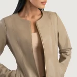 Beige Sheepskin Jacket