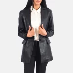long black blazer womens