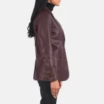 maroon blazer women