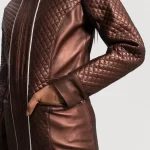 women's maroon winter coat​