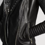Women's Black Biker Jacket