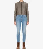 Mandarin Collar Jacket Women's