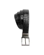 Men’s 2-in-1 crocodile print belt