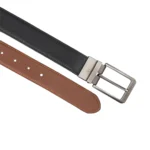 Reversible dress belt for men