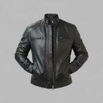black racer leather jacket