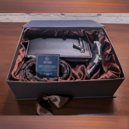 PU leather gift set for men