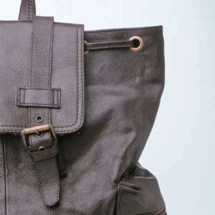 Handmade leather laptop bag