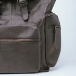 Genuine leather office backpack